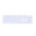 Клавіатура Gembird KB-UML3-01-W-UA White USB 3-х кольорове підсвічування