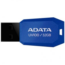 Флеш USB2.0  32ГБ A-DATA UV100 Blue (AUV100-32G-RBL)