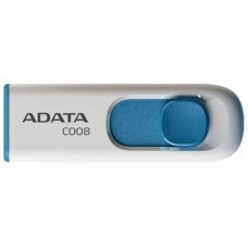 Флеш USB2.0  32ГБ A-DATA C008 White (AC008-32G-RWE)
