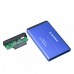 Зовнішня кишеня для HDD SATA 2.5" Gembird EE2-U3S-2-B USB3.0, синій, алюміній