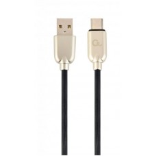 Кабель USB (AM/CM) 1.0м Cablexpert (CC-USB2R-AMCM-1M) преміум, 2.1А