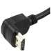 Кабель HDMI to HDMI  3.0м Cablexpert (CC-HDMI490-10) V.2.0, 4К 6, вигнутий на 90°, позол. конектори