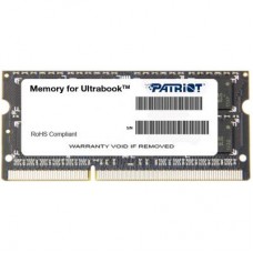Модуль памяти SO-DIMM DDR3L  8GB 1600MHz Patriot (PSD38G1600L2S) 1.35V, CL11
