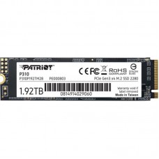 Накопитель SSD 1.92TB Patriot P310 M.2 2280 PCIe NVMe 4.0 x4 TLC (P310P192TM28)