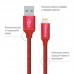 Кабель USB (AM/Lightning) 1.0м ColorWay Red (CW-CBUL004-RD)