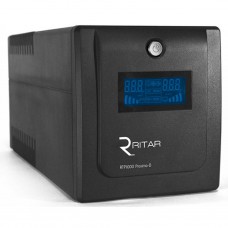 ДБЖ Ritar RTP1000 (600W) Proxima-D 4xSchuko, LCD (RTP1000D)