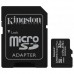 Карта microSDHC  32ГБ UHS-I Kingston Canvas Select Plus R100MB/s + SD-адаптер (SDCS2/32GB)
