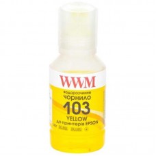 Чернила WWM  (140 г) EPSON 103 L3100/3110/3150 Yellow (E103Y)