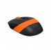 Мишка A-4 Tech Fstyler FG10S Black+Orange USB Бездротова оптична беззвучне натискання 2000dpi