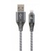 Кабель USB (AM/Lightning) 2.0м Cablexpert (CC-USB2B-AMLM-2M-WB2) преміум, 2.1А
