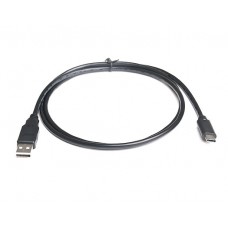 Кабель USB (AM/CM) 1.0м REAL-EL USB2.0 черный