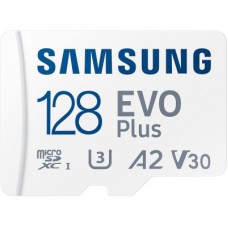 Карта пам'яті Samsung microSDXC 128GB C10 UHS-I R130MB/s Evo Plus + SD (MB-MC128KA/EU)