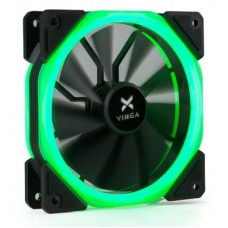 Вентилятор Vinga LED fan-02 120х120х25 мм green