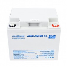 Аккумуляторная батарея LogicPower 12V 40AH (LPM-MG 12 - 40 AH) AGM мультигель 