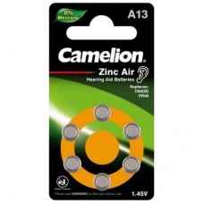 Батарейка PR48 / A13 Zinc-Air * 6 Camelion (A13-BP6)