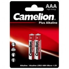 Батарейка Camelion AAA LR03/2BL Plus Alkaline (LR03-BP2)