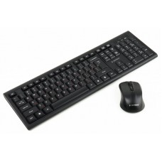 Комплект клавиатура+мышь Gembird KBS-WM-03-UA Black USB беспроводной Radio 2.4ГГц