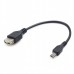 Кабель OTG 2.0 USB AF-Micro USB BM 5Р 0.1м Cablexpert (A-OTG-AFBM-03)