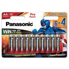 Батарейка Panasonic AA LR6 Pro Power * 10 Power Rangers (LR6XEG/10B4FPR)