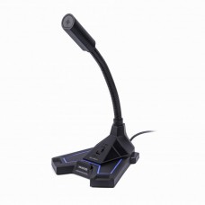 Мікрофон Maxxter Ghost Sound Black USB Gaming Blue backlight