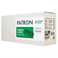 Картридж PATRON CANON 737 GREEN Label (PN-737GL) 2400стр.