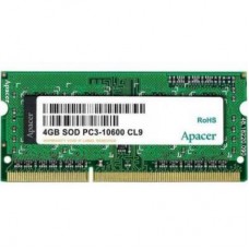Модуль памяти SO-DIMM DDR3  4GB 1333MHz Apacer (AS04GFA33C9TBGJ) 1.5V, CL9