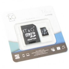 Карта пам'яті T&G 16GB microSDHC class 10 UHS-I (TG-16GBSD10U1-01)