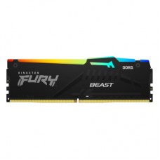 Модуль пам'яті для комп'ютера DDR5 32GB (2x16GB) 6000 MHz Beast RGB AM5 Black Kingston Fury (ex.HyperX) (KF560C36BBEAK2-32)
