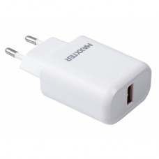 Зарядний пристрій Maxxter 1 USB + cable Type-C (WC-QC-AtC-01)