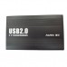 Внешний карман для HDD SATA 3.5" Maiwo K3502-U2S Black USB2.0 на винтах алюм. черный