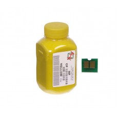Тонер + чип HP CLJ CP1025 Yellow бутль 35г АНК (1500128)