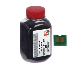 Тонер + чип HP CLJ CP1215/CP1515/CM1312 Black бутль 55г AHK (1500130)