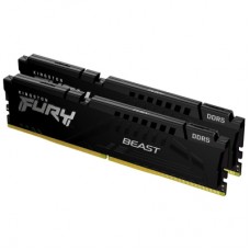Модуль пам'яті для комп'ютера DDR5 32GB (2x16GB) 6000 MHz Beast AM5 Black Kingston Fury (ex.HyperX) (KF560C36BBEK2-32)