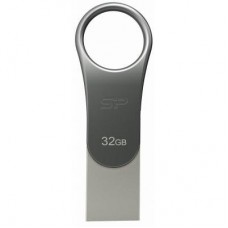 Флеш USB3.0  32ГБ Silicon Power Mobile C80 Silver (SP032GBUC3C80V1S)
