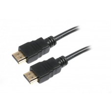 Кабель HDMI to HDMI  0.5м Maxxter (V-HDMI4-0.5M) 19M/M v1.4, золотистые коннекторы