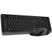 Комплект клавиатура+мышь A4 Tech FG1010 Black+ Grey USB беспроводной Radio 2.4ГГц