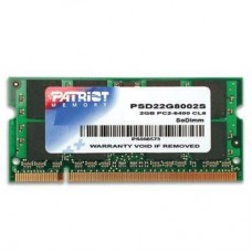 Модуль пам'яті SO-DIMM DDR2 2GB 800MHz Patriot (PSD22G8002S) 