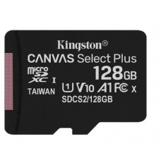 Карта microSDXC 128ГБ UHS-I Kingston Canvas Select Plus R100MB/s (SDCS2/128GBSP)