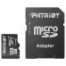 Карта microSDXC 128ГБ UHS-I Patriot LX + SD-adapter (PSF128GMCSDXC10)