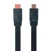 Кабель HDMI to HDMI  1.8м Cablexpert (CC-HDMI4F-6) V.2.0, 4К 60Гц, плоский, позолочені конектори