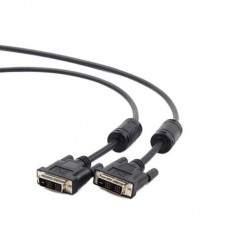 Кабель DVI 18+1папа/папа 1.8м Cablexpert Single Link Black (CC-DVI-BK-6)