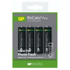 Аккумуляторы GP Recyko+ Pro Photo Flash 2600 AA/HR06 NI-MH 2600 mAh BL 4 шт