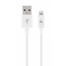 Кабель USB (AM/Lightning) 1.0м Cablexpert (CC-USB2P-AMLM-1M-W) 2.1А білий