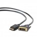 Кабель DisplayPort to DVI 1.8 м Cablexpert (CC-DPM-DVIM-6)