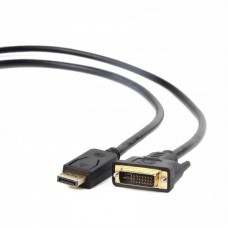 Кабель DisplayPort to DVI 3.0 м Cablexpert (CC-DPM-DVIM-3M)