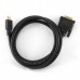Кабель HDMI to DVI (18+1)  1.8м Cablexpert (CC-HDMI-DVI-6) v1.3