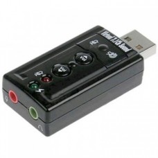 Звукова карта USB (YT-SC-7.1/7) Black 