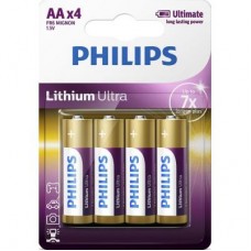 Батарейка Philips AA FR6 Lithium Ultra * 4 (FR6LB4A/10)