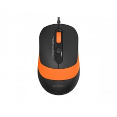 Мишка A-4 Tech FM10S Fstyler USB Black + Orange беззвучне натискання 1600dpi