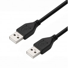 Кабель ProLogix (PR-USB-P-07-20-18m) USB 2.0 AM/AM, черный, 1.8 м